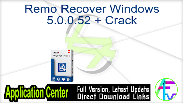 remo recover crack file - full version